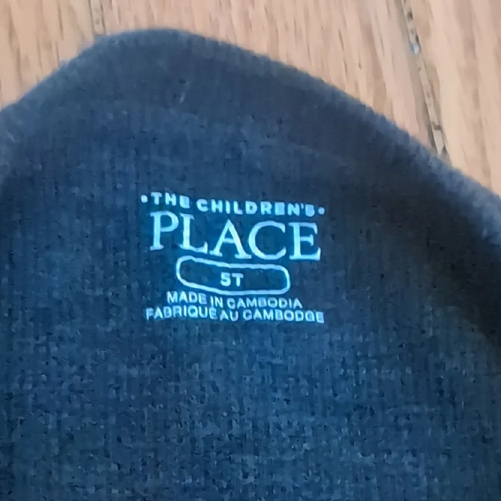 The Children's Place‎ Gray Long Sleeve Tee Cotton Blend